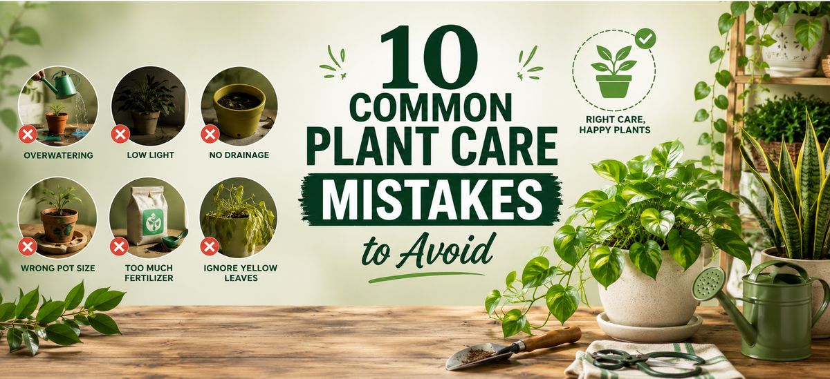 10 Plant Care Mistakes